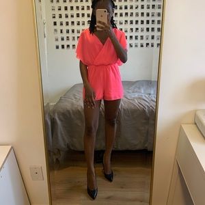Flashy Charlotte Russe Pink Romper